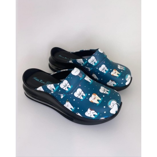 Supermax Diş Desenli Tam Ortopedik Sabo Terlik Dünyası