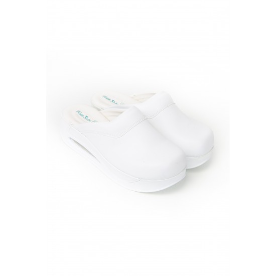 Airmax Beyaz Deliksiz Sabo Terlik Tam Ortopedik 5.5 Cm Air Taban   Airmax Beyaz Deliksiz Sabo Terlik Tam Ortopedik 5.5 Cm Air Taban