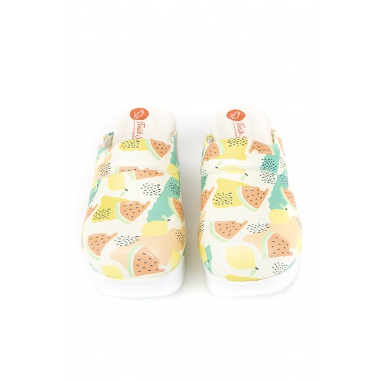 Karpuz Desenli Airmax Sabo Terlik Tam Ortopedik 