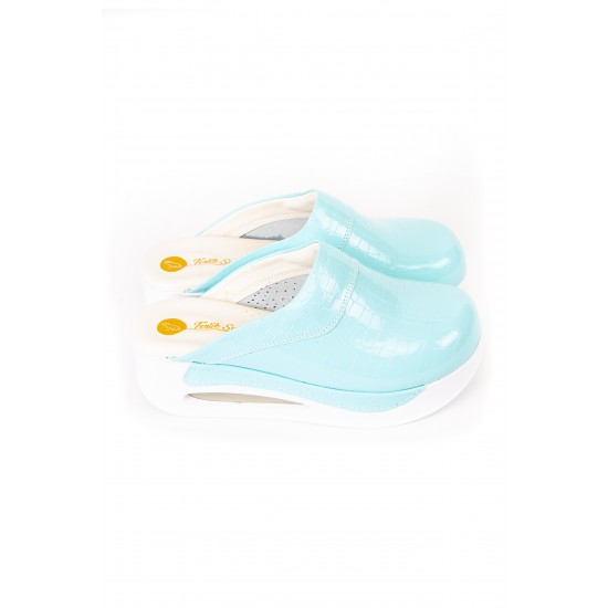  Airmax Sabo Terlik Turkuaz Dokulu Desenli Tam Ortopedik