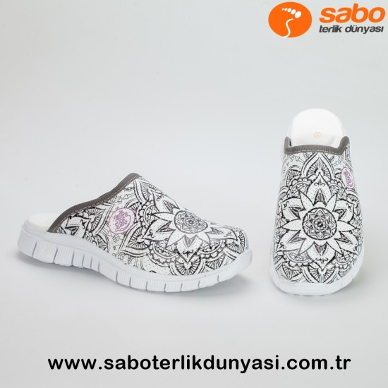 Ultra Hafif Sabo Terlik - Otantik Desenli 