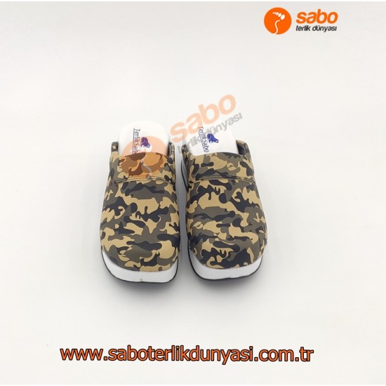 Sabo Terlik Air Max Kamuflaj Tam Ortopedik 
