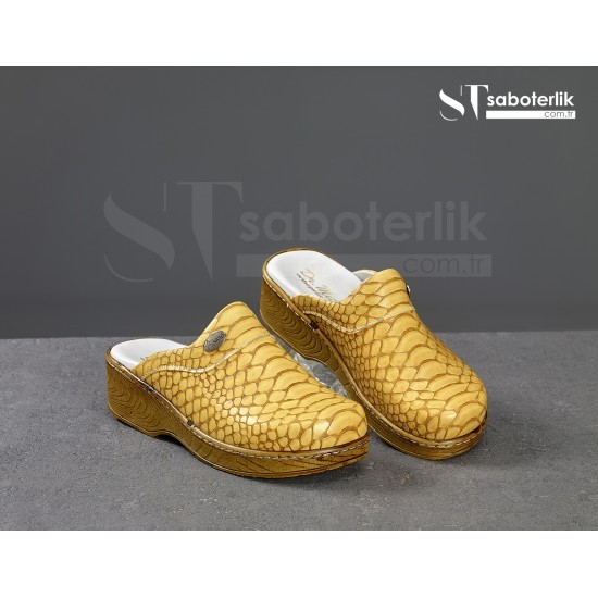 Tam Ortopedik Sabo Terlik Sarı Krokan Tam Ortopedik Sabo Terlik Sarı Krokan