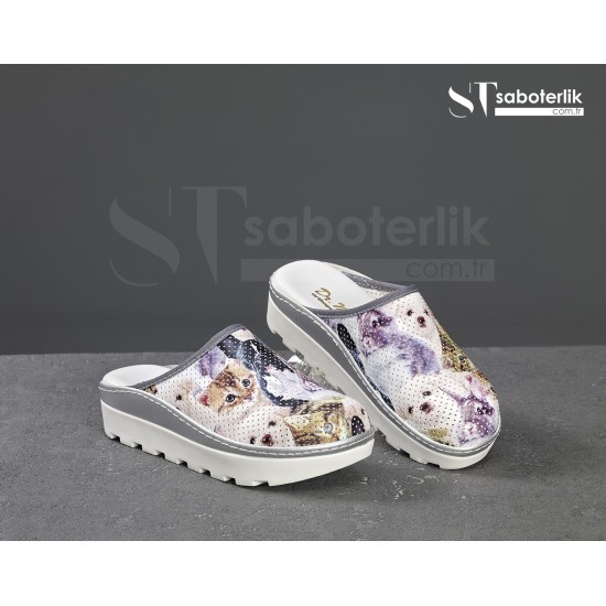 Traktör Taban Tam Ortopedik Sabo Terlik Cat-Dog Traktör Taban Tam Ortopedik Sabo Terlik Cat-Dog