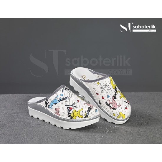 Traktör Taban Tam Ortopedik Sabo Terlik Desenli Traktör Taban Tam Ortopedik Sabo Terlik Desenli