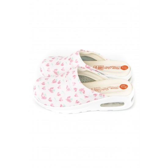 Yeni Air Light Sabo Terlik Çilek Desenli Tam Ortopedik