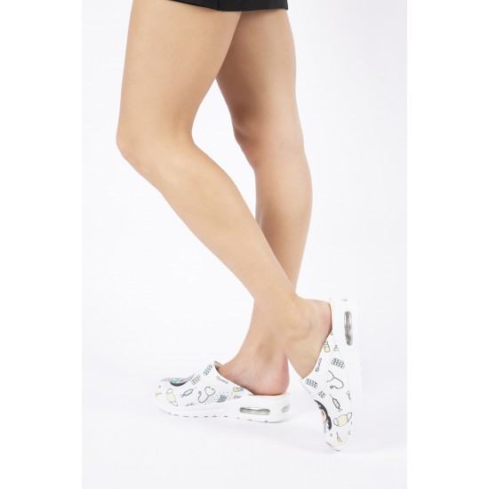 Yeni Air Light Sabo Terlik Hemşire Temalı Tam Ortopedik