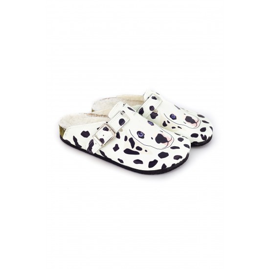 Ortopedik İçi Peluşlu Dalmaçyalı Mantar Sabo Terlik