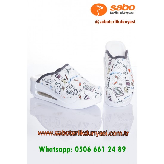 Sabo Terlik Air Max Desenli Tam Ortopedik 
