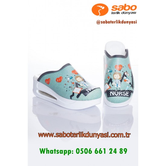 Sabo Terlik Air Max Desenli Tam Ortopedik  Sabo Terlik Air Max Desenli Tam Ortopedik