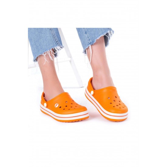 Cros Bella Ortopedik Turuncu Eva Sabo Terlik Dünyası