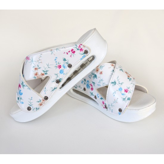 Hogi Yandan Açık Airmax Ortopedik Çiçekli| Sabo Terlik Dünyası