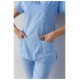 Mavi Likralı Comfort Kumaş Cerrahi Takım Alaskan Blue Scrubs Üniforma Mavi Likralı Comfort Kumaş Cerrahi Takım Alaskan Blue Scrubs Üniforma