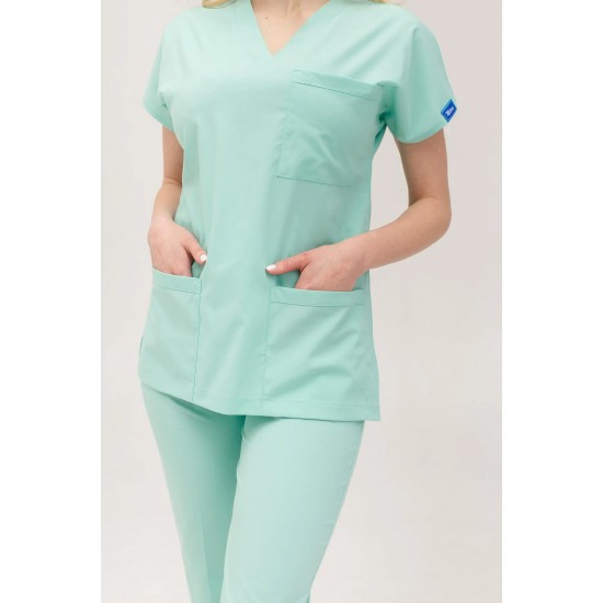 Mint Yeşili Likralı Comfort Kumaş Cerrahi Takım Kadın Erkek Scrubs Üniforma Mint Yeşili Likralı Comfort Kumaş Cerrahi Takım Kadın Erkek Scrubs Üniforma