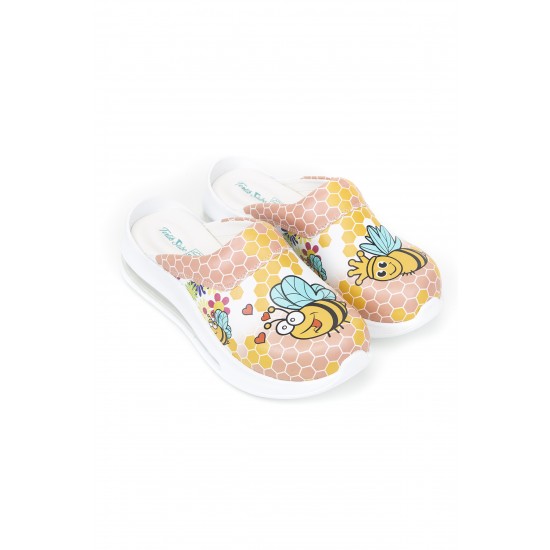 Supermax Arı Desenli Tam Ortopedik Sabo Terlik Dünyası Supermax Arı Desenli Tam Ortopedik Sabo Terlik Dünyası