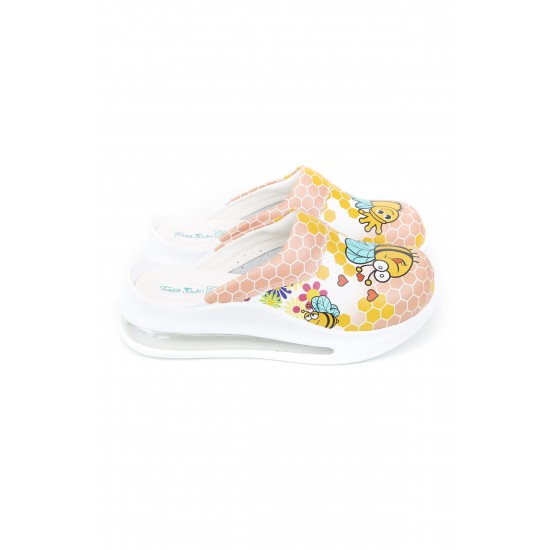 Supermax Arı Desenli Tam Ortopedik Sabo Terlik Dünyası