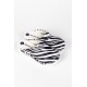 Siyah Zebra Desenli Siyah Air Taban Tam Ortopedik 5.5 cm Siyah Zebra Desenli Siyah Air Taban Tam Ortopedik 5.5 cm