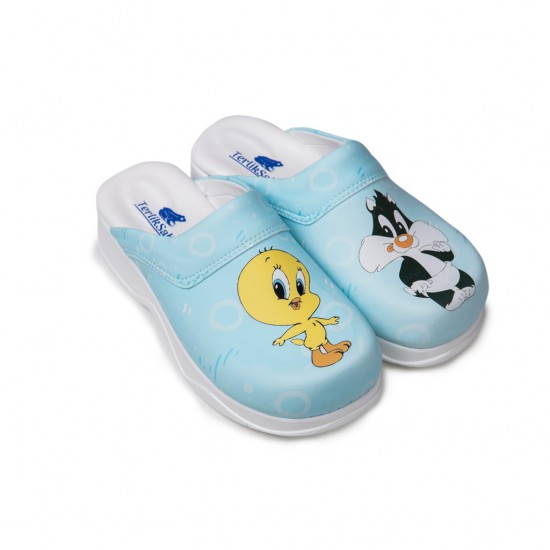 Ortopedik Tweety & Sylvester Sabo Terlik  Ortopedik Tweety & Sylvester Sabo Terlik